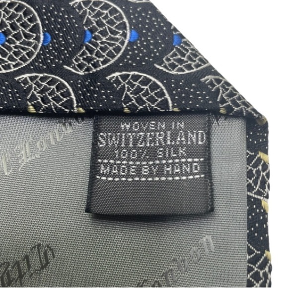 City Of London By Ferrell Reed For Nordstrom Men’s 100% Silk Tie - Picture 4 of 4